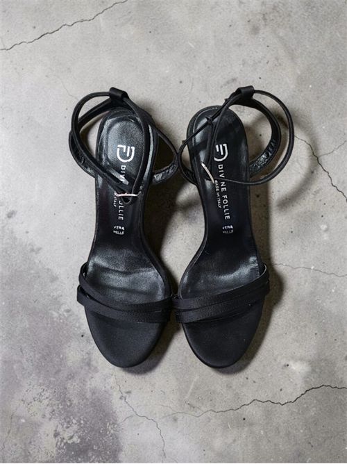 Sandalo fiocco removibile DIVINE FOLLIE | 63/611NERO